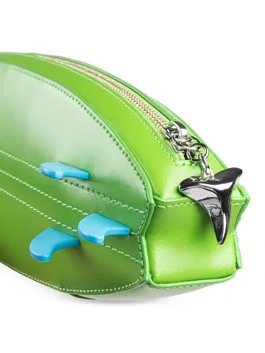 Staud Women's Surfboard Leather Clutch - Sprout | Thumbnail 5 Staud Women's Surfboard Leather Clutch - Sprout | Thumbnail 5