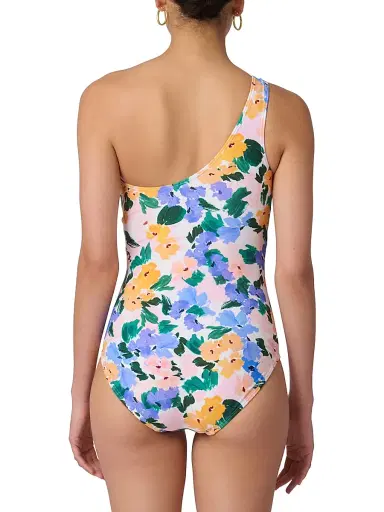 Shoshanna Women's Floral One-Shoulder One-Piece Swimsuit | Thumbnail 3 Shoshanna Women's Floral One-Shoulder One-Piece Swimsuit | Thumbnail 3
