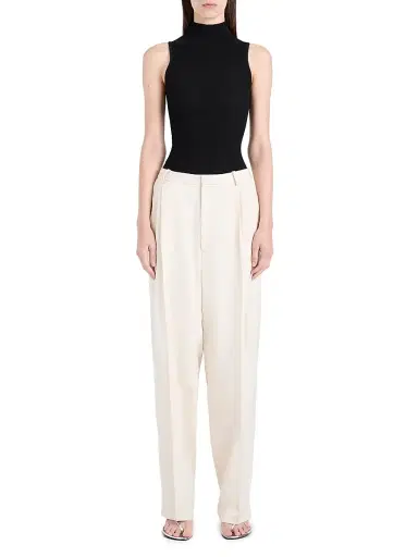 Proenza Schouler Women's Clementina Pleated-Front Wide-Leg Pants | Thumbnail 2 Proenza Schouler Women's Clementina Pleated-Front Wide-Leg Pants | Thumbnail 2
