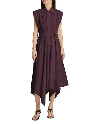 Proenza Schouler Women's Adinna Cotton Shirting Dress | Thumbnail 2 Proenza Schouler Women's Adinna Cotton Shirting Dress | Thumbnail 2