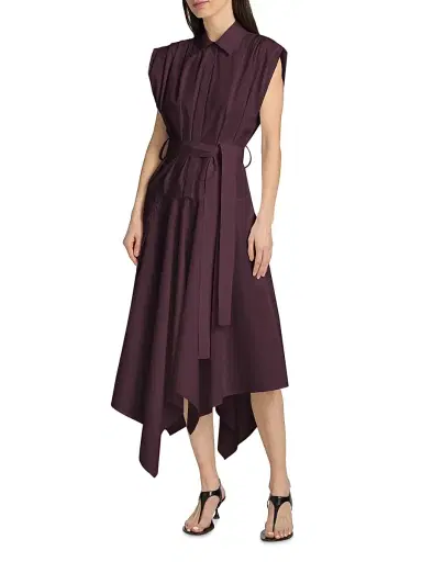 Proenza Schouler Women's Adinna Cotton Shirting Dress | Thumbnail 3 Proenza Schouler Women's Adinna Cotton Shirting Dress | Thumbnail 3