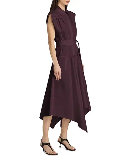 Proenza Schouler Women's Adinna Cotton Shirting Dress | Thumbnail 4 Proenza Schouler Women's Adinna Cotton Shirting Dress | Thumbnail 4