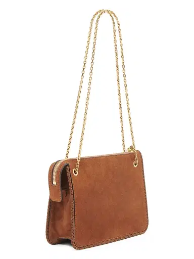 Etro Women's Pelle Unita Convertible Suede Clutch Crossbody Bag - Brown | Thumbnail 6 Etro Women's Pelle Unita Convertible Suede Clutch Crossbody Bag - Brown | Thumbnail 6