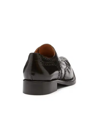 Versace Men's Brogue Leather Oxford Loafers | Thumbnail 3 Versace Men's Brogue Leather Oxford Loafers | Thumbnail 3