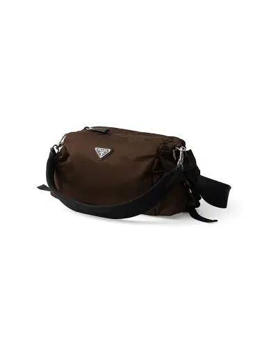 Prada Men's Explore Re-Nylon and Leather Bag - Brown | Thumbnail 4 Prada Men's Explore Re-Nylon and Leather Bag - Brown | Thumbnail 4