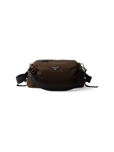 Prada Men's Explore Re-Nylon and Leather Bag - Brown | Thumbnail 1 Prada Men's Explore Re-Nylon and Leather Bag - Brown | Thumbnail 1