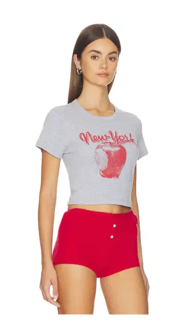 Junk Food New York Big Apple The Baby Tee | Thumbnail 2 Junk Food New York Big Apple The Baby Tee | Thumbnail 2