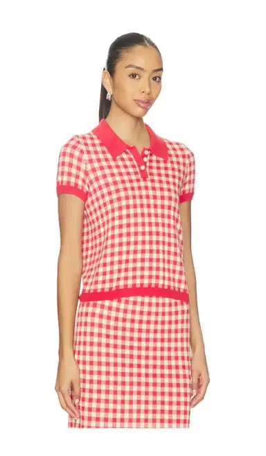 Guest In Residence Gingham Shrunken Polo | Thumbnail 2 Guest In Residence Gingham Shrunken Polo | Thumbnail 2