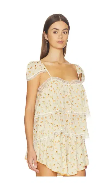 SWF Lace Trim Babydoll Top | Thumbnail 2 SWF Lace Trim Babydoll Top | Thumbnail 2