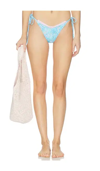 Kulani Kinis Crochet Dipped Cheeky Tie Bikini Bottom | Thumbnail 1 Kulani Kinis Crochet Dipped Cheeky Tie Bikini Bottom | Thumbnail 1