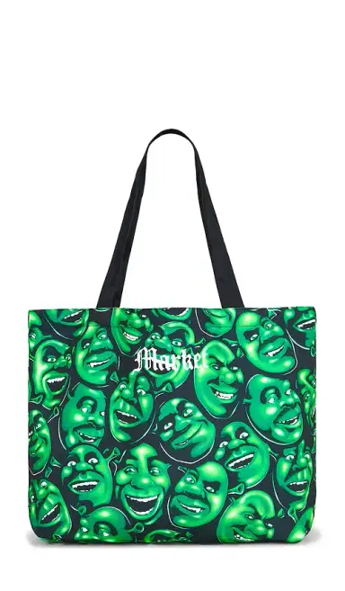 Market x Shrek All Over Print Tote Bag | Thumbnail 1 Market x Shrek All Over Print Tote Bag | Thumbnail 1
