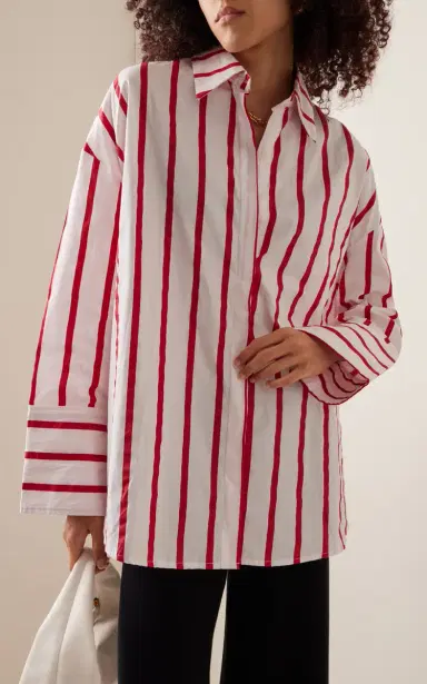 ELCE Reverie Striped Cotton Poplin Shirt | Thumbnail 2 ELCE Reverie Striped Cotton Poplin Shirt | Thumbnail 2