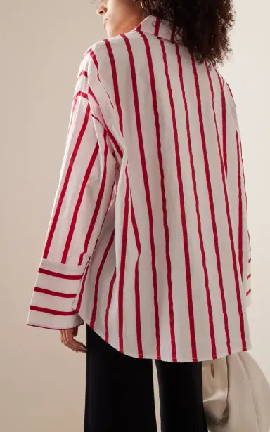 ELCE Reverie Striped Cotton Poplin Shirt | Thumbnail 4 ELCE Reverie Striped Cotton Poplin Shirt | Thumbnail 4