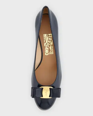 FERRAGAMO Vara Bow Leather Low Pumps | Thumbnail 2 FERRAGAMO Vara Bow Leather Low Pumps | Thumbnail 2