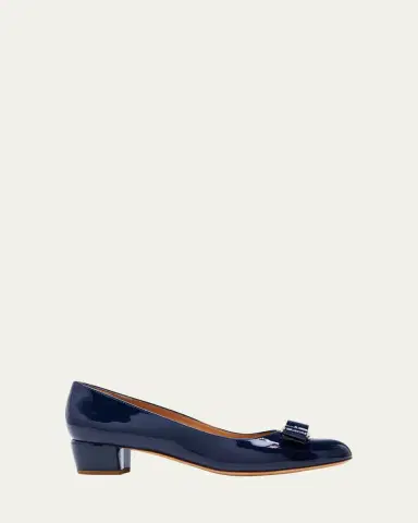 FERRAGAMO Vara Bow Leather Low Pumps | Thumbnail 3 FERRAGAMO Vara Bow Leather Low Pumps | Thumbnail 3