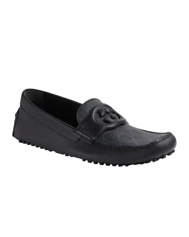 Men's Ayrton Interlocking G Leather Drivers Men's Ayrton Interlocking G Leather Drivers