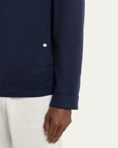 Brunello Cucinelli Men's Cashmere Flannel Jacket | Thumbnail 5 Brunello Cucinelli Men's Cashmere Flannel Jacket | Thumbnail 5