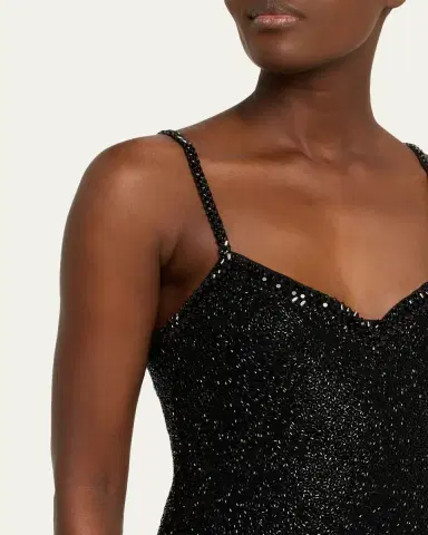 ALICE + OLIVIA Nina Embellished Maxi Dress | Thumbnail 5 ALICE + OLIVIA Nina Embellished Maxi Dress | Thumbnail 5