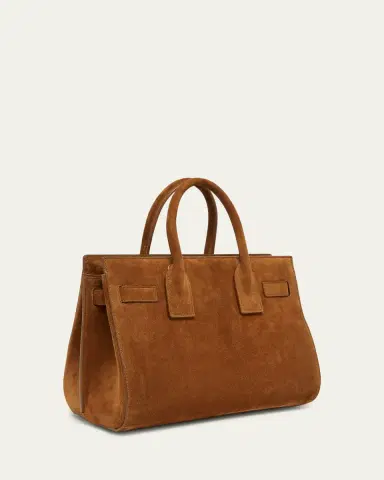 Saint Laurent Sac de Jour Small Suede Top-Handle Bag | Thumbnail 3 Saint Laurent Sac de Jour Small Suede Top-Handle Bag | Thumbnail 3
