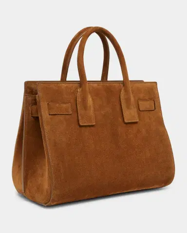 Saint Laurent Sac de Jour Small Suede Top-Handle Bag | Thumbnail 7 Saint Laurent Sac de Jour Small Suede Top-Handle Bag | Thumbnail 7