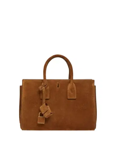 Saint Laurent Sac de Jour Small Suede Top-Handle Bag | Thumbnail 1 Saint Laurent Sac de Jour Small Suede Top-Handle Bag | Thumbnail 1