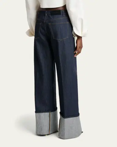 Givenchy Turn-Up Wide-Leg Denim Trousers | Thumbnail 3 Givenchy Turn-Up Wide-Leg Denim Trousers | Thumbnail 3