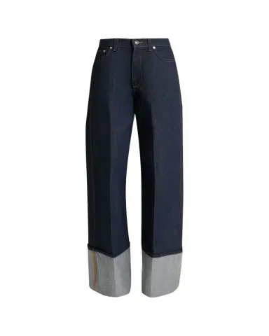 Givenchy Turn-Up Wide-Leg Denim Trousers | Thumbnail 1 Givenchy Turn-Up Wide-Leg Denim Trousers | Thumbnail 1