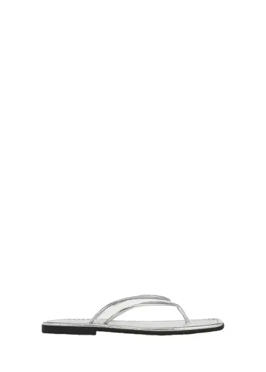 Veronica Beard Clea Metallic Leather Jelly Thong Sandals | Thumbnail 4 Veronica Beard Clea Metallic Leather Jelly Thong Sandals | Thumbnail 4