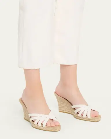 Veronica Beard Clea Jelly Leather Wedge Sandals | Thumbnail 2 Veronica Beard Clea Jelly Leather Wedge Sandals | Thumbnail 2