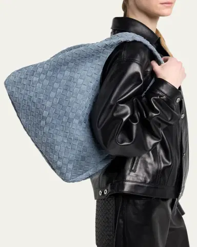 Bottega Veneta Campana Large Suede Shoulder Bag | Thumbnail 2 Bottega Veneta Campana Large Suede Shoulder Bag | Thumbnail 2