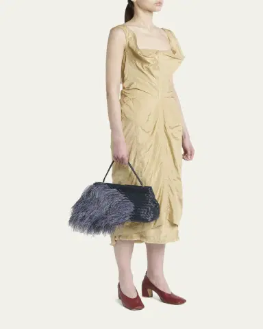 Bottega Veneta 1998 Feather Leather Shoulder Bag | Thumbnail 5 Bottega Veneta 1998 Feather Leather Shoulder Bag | Thumbnail 5