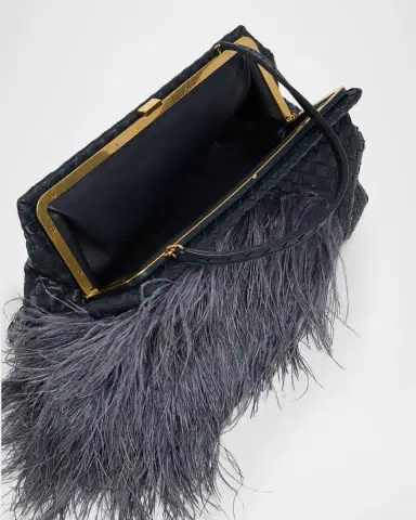 Bottega Veneta 1998 Feather Leather Shoulder Bag | Thumbnail 8 Bottega Veneta 1998 Feather Leather Shoulder Bag | Thumbnail 8