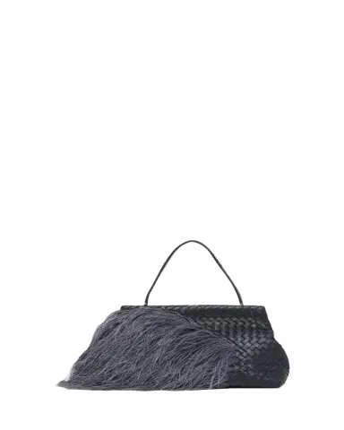 Bottega Veneta 1998 Feather Leather Shoulder Bag | Thumbnail 1 Bottega Veneta 1998 Feather Leather Shoulder Bag | Thumbnail 1