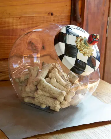 MacKenzie-Childs Courtly Check Cookie Jar | Thumbnail 2 MacKenzie-Childs Courtly Check Cookie Jar | Thumbnail 2
