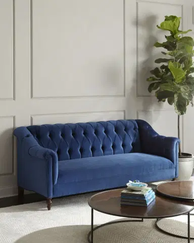Haute House Raina Tufted Velvet Sofa 84" | Thumbnail 3 Haute House Raina Tufted Velvet Sofa 84" | Thumbnail 3