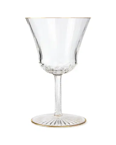 Saint Louis Crystal Apollo Gold-Rim Water Goblet | Thumbnail 2 Saint Louis Crystal Apollo Gold-Rim Water Goblet | Thumbnail 2
