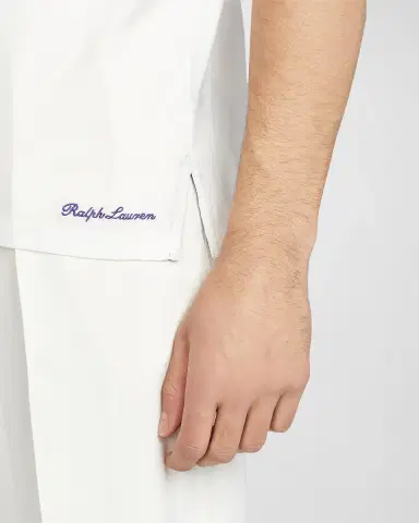 Ralph Lauren Purple Label Men's Lisle Crewneck T-Shirt | Thumbnail 5 Ralph Lauren Purple Label Men's Lisle Crewneck T-Shirt | Thumbnail 5