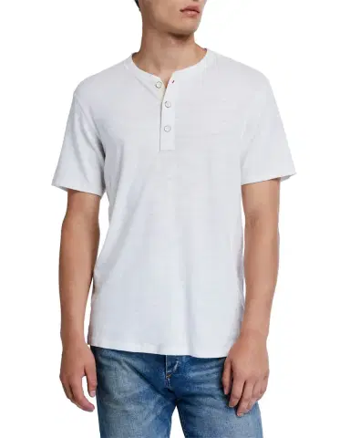 rag & bone Men 's Standard Issue Short-Sleeve Henley T-Shirt | Thumbnail 1 rag & bone Men 's Standard Issue Short-Sleeve Henley T-Shirt | Thumbnail 1