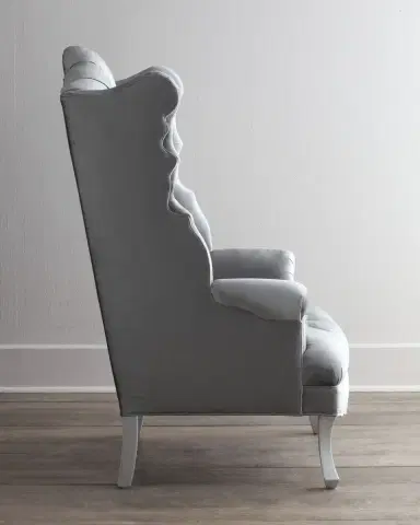 Haute House Isabella Chrome Wing Chair | Thumbnail 3 Haute House Isabella Chrome Wing Chair | Thumbnail 3