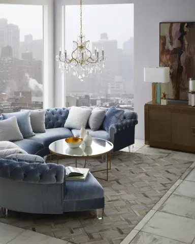 Haute House Varianne Curved Sectional Sofa | Thumbnail 3 Haute House Varianne Curved Sectional Sofa | Thumbnail 3