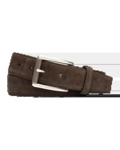 W. Kleinberg Men's Suede Belt | Thumbnail 2 W. Kleinberg Men's Suede Belt | Thumbnail 2