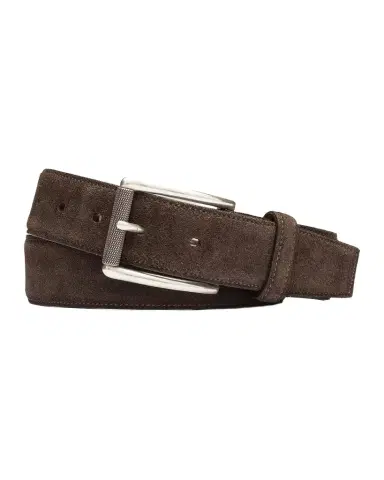 W. Kleinberg Men's Suede Belt | Thumbnail 1 W. Kleinberg Men's Suede Belt | Thumbnail 1