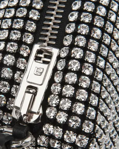 Alexander Wang Rhinestone Chain-Mesh Medium Pouch Shoulder Bag | Thumbnail 3 Alexander Wang Rhinestone Chain-Mesh Medium Pouch Shoulder Bag | Thumbnail 3