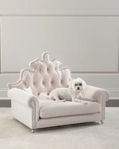 Haute House Isabella Blush Pet Bed | Thumbnail 3 Haute House Isabella Blush Pet Bed | Thumbnail 3