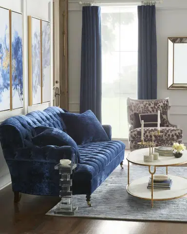 Haute House Divine Crushed Velvet Sofa, 96" | Thumbnail 4 Haute House Divine Crushed Velvet Sofa, 96" | Thumbnail 4