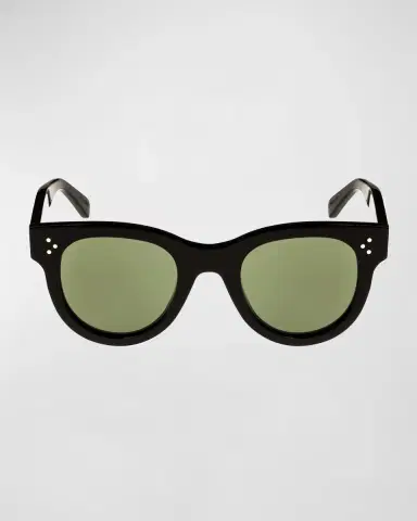 CELINE Studded Acetate Sunglasses w/ Mineral Lenses | Thumbnail 2 CELINE Studded Acetate Sunglasses w/ Mineral Lenses | Thumbnail 2