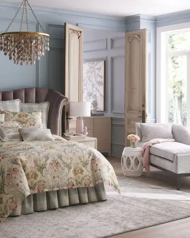 Haute House Moira Channel-Tufted King Bed | Thumbnail 5 Haute House Moira Channel-Tufted King Bed | Thumbnail 5