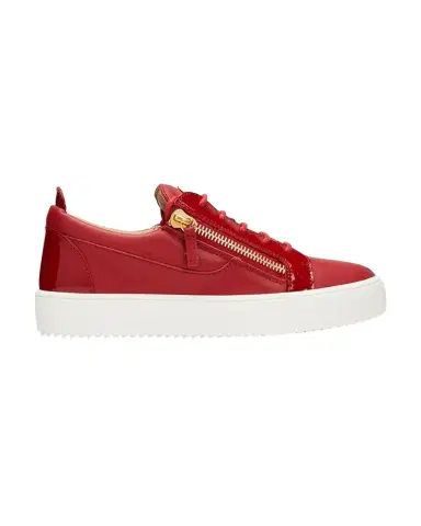 Giuseppe Zanotti Men's London Double-Zip Leather Low-Top Sneakers | Thumbnail 1 Giuseppe Zanotti Men's London Double-Zip Leather Low-Top Sneakers | Thumbnail 1