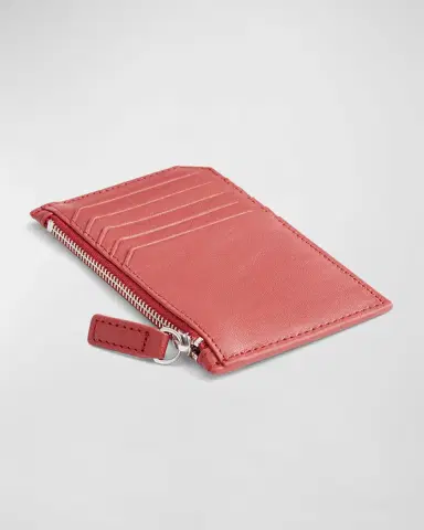 ROYCE New York Monogrammed Zippered Leather Credit Card Case | Thumbnail 2 ROYCE New York Monogrammed Zippered Leather Credit Card Case | Thumbnail 2