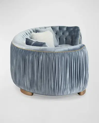 Haute House Emma Curved Sofa, 118.5" | Thumbnail 3 Haute House Emma Curved Sofa, 118.5" | Thumbnail 3
